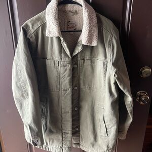 Stoosh Vintage Denim Men's Green Jacket